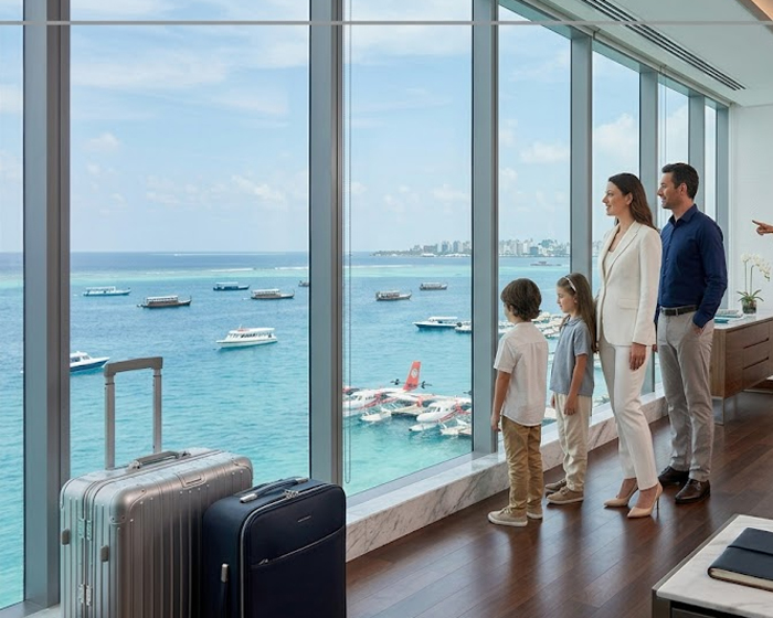 Modern accommodation for relocation in Maldives